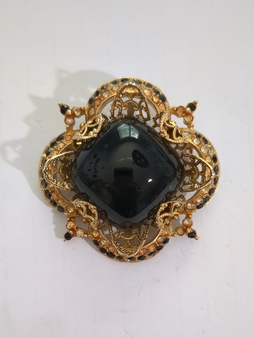 Corocraft Mourning Brooch